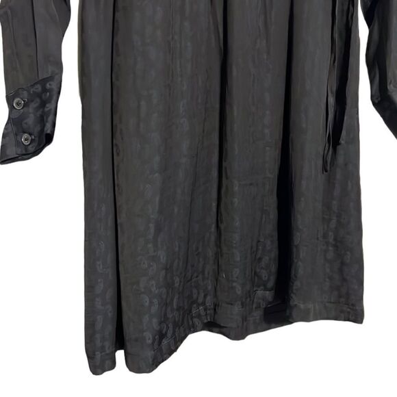 Banana Republic Wrap Dress Woman’s 4 Dark Blue Paisley All Over Print NWT - Picture 6 of 11